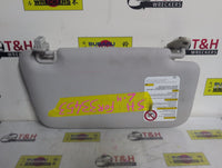 Feb 2008 to Dec 2012 - Subaru Forester - Sun Visor - LH Side, Vinyl