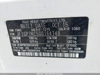 2016 2016 Subaru XV I GP Left Front Seat