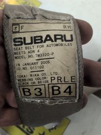2003 - 2006 Subaru Liberty IV BP Right Front Seat Belt