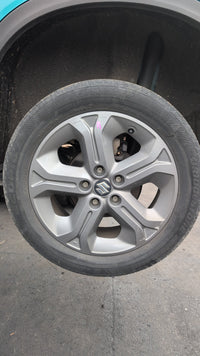 Jun 2015 to Oct 2018 - Suzuki Vitara LY VIN TSM - Alloy Wheel - Factory, 17X6.5In, 5 Y-Spoke, Grey