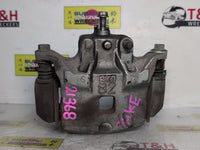 2014 Left Front Caliper, 2014, Nissan, Juke, F15