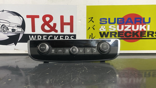 Heater/AC Controls, 8V0 820 043 C, 2014, Audi, A3, Ambition, 8V