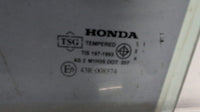 2007 Left Rear Door Glass, 2007, Honda, CR | V, III RE
