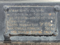 Nissan Navara D40 Towbar Tray Back Type Dec 2009-Aug 2015 Non Rear Bumper Step