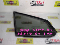 Subaru Impreza Hatchback Sedan Nov 2016-Sep 2023 Right Front Quarter Door Glass