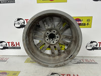 MINI Cooper Apr 2014 - Jan 2024 6 V Spoke, 17x7 Silver/Black Alloy Wheel