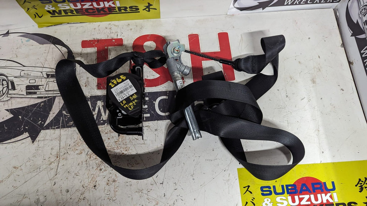 Left Front Seat Belt, 2015, Mitsubishi, Mirage