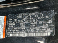 2012 - 2021 Toyota 86 ZN6 Right Rear Seat belt