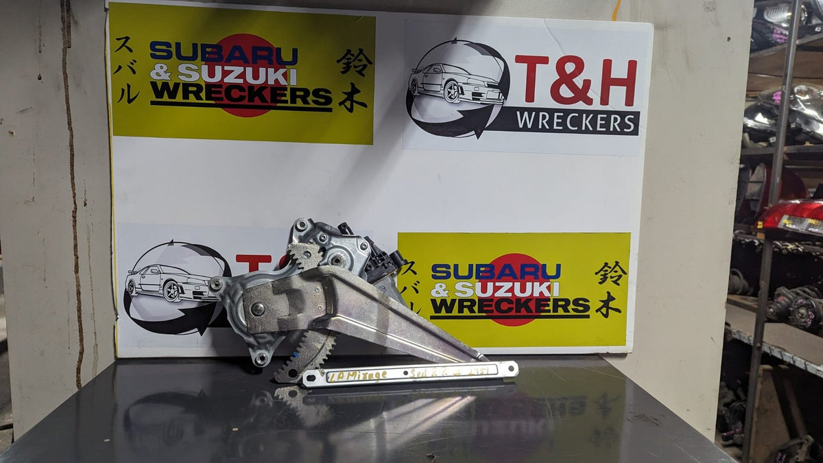 Right Rear Window Regulator/Motor, 2015, Mitsubishi, Mirage