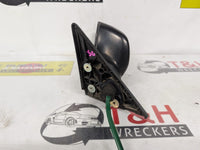 2003 - 2005 Subaru Forester Naturally Aspirated Left Door Mirror | Black, Clip on Backing Type
