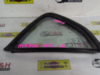 2013 - 2024 Mitsubishi Mirage LA Left Rear Quarter Door Glass