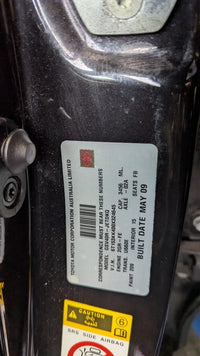 Toyota Aurion GSV40R Right Front Master Power Window Switch Oct 2006-Mar 2012