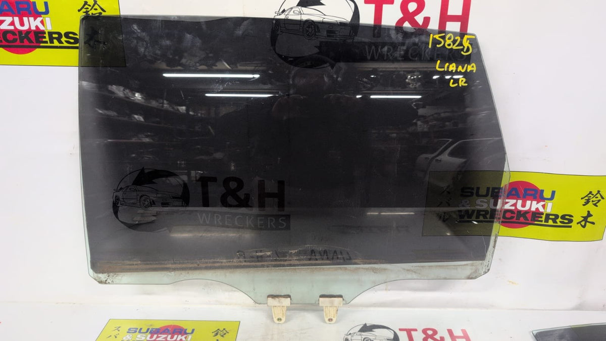 Left Rear Door Glass, 2005, Suzuki, Liana, ER