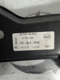 2014 - 2017 Nissan Qashqai J11 Right Front Window Regulator/Motor