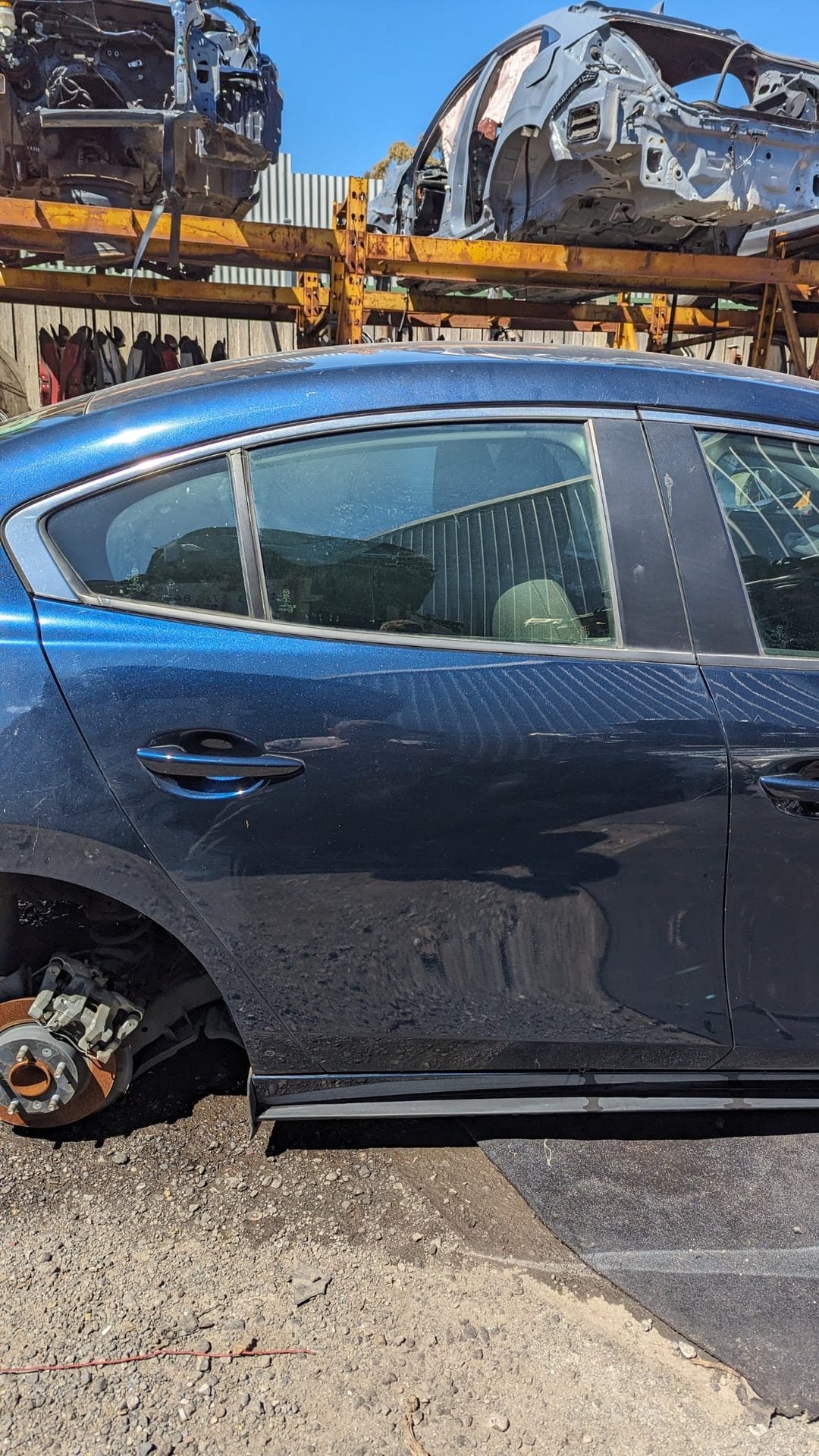 2019 Mazda Mazda3 BP - Right Rear Quarter Door Glass