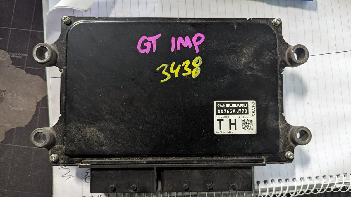ECU, 22765AJ770, 2016, Subaru, Impreza, GT
