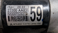 Starter Motor, 23300 AA831, 2022, Subaru, Forester, Hybrid S, SK