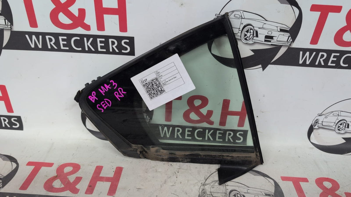 2020 Mazda Mazda3 IV BP JM0BP2S7A01119668 - Right Rear Quarter Door Glass