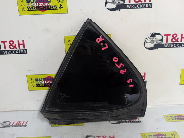 2005-2013 Lexus IS250 E20 - Left Rear Quarter Door Glass