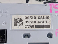 Heater/AC Controls, 39510-68L10, 2014, Suzuki, Swift, IV FZ