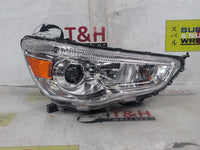 2010 - 2019 Mitsubishi ASX XA XB XC Right Headlight | Halogen, Non Daytime Running Lamp Type