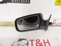 2003 - 2005 Subaru Forester Naturally Aspirated Left Door Mirror | Black, Clip on Backing Type