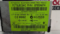 2015 Bluetooth Computer, 8785A074, 2015, Mitsubishi, Mirage