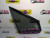 Subaru Impreza Hatchback Sedan Nov 2016-Sep 2023 Right Front Quarter Door Glass