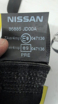 2012 Left Front Seat Belt, 86885 JD00A, 2012, Nissan, Dualis, Ti, I J10