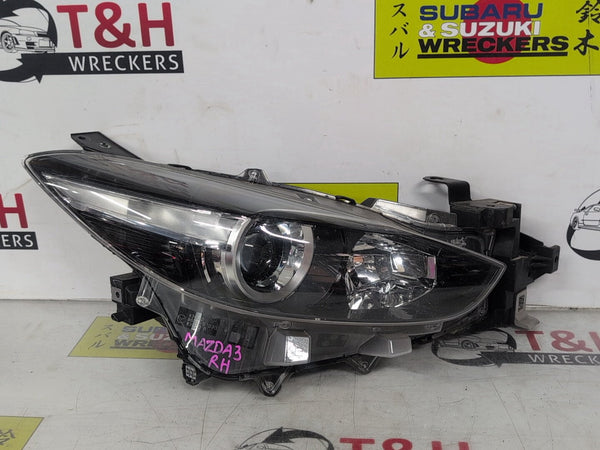 May 2016 to Feb 2019 - Mazda Mazda3 BN - Right Headlight - Halogen Type