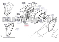 2021 - 2025 Mitsubishi Outlander Right Rear Door
