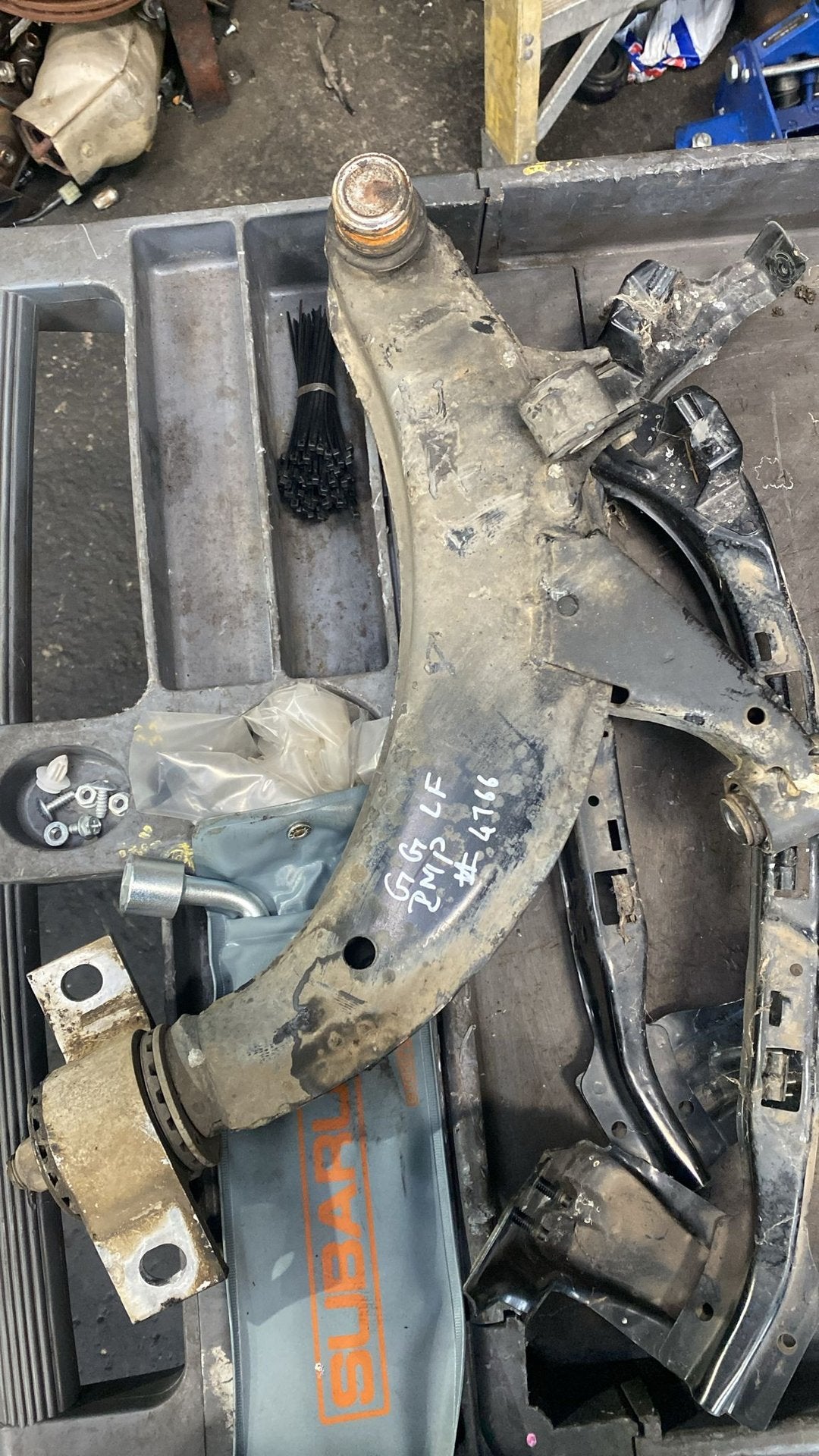 Left Front Lower Control Arm, 2007, Subaru, Impreza