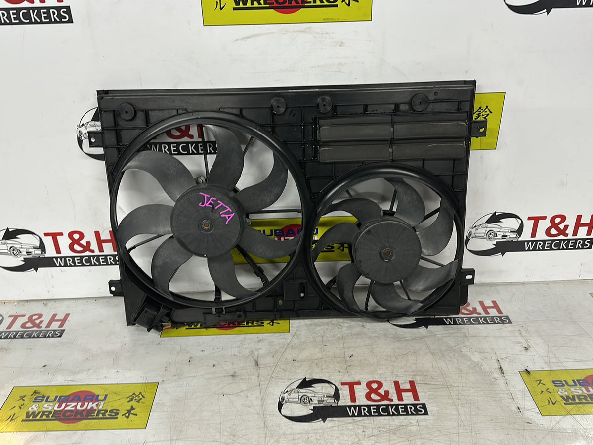 Feb 2006 to Jul 2011 - Volkswagen Jetta 1KM Diesel 2.0L 103/125kW - Dual Fan Assembly