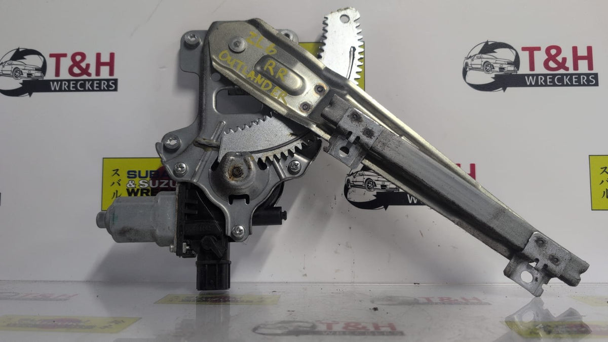 2006 - 2009 Mitsubishi Outlander II CW*W Right Rear Window Regulator/Motor