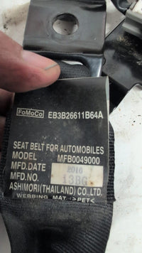 Left Rear Seat Belt, 2016, Ford, Ranger, PXII