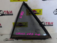 2019 Left Rear Quarter Door Glass, 2019, Toyota, Corolla, Altis, E170