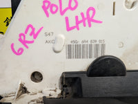 2013 Left Rear Lock Actuator, 6R4839015, 2013, Volkswagen, Polo, Trendline, MK5 | 6C 6R