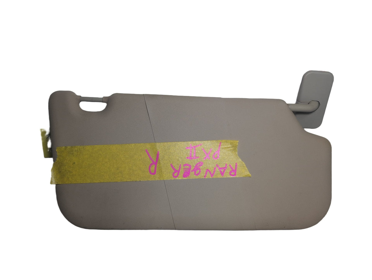 Ford Ranger PX2 PX3 Right Sun Visor Grey Non Sliding Jul 2015-Apr 2022