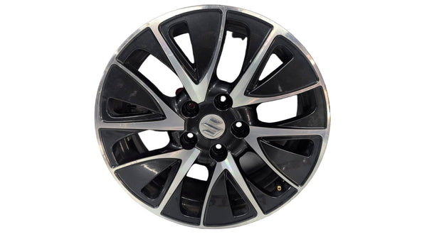 Sep 2013 to Oct 2016 - Suzuki S-Cross JY - Alloy Wheel - Factory, 17X6.5In, 6 V Spoke, Black/Silver