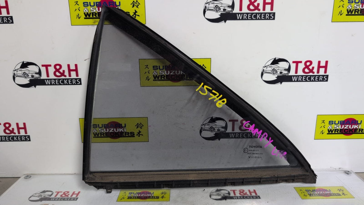2006-2011 Toyota Camry V40 - Left Rear Quarter Door Glass