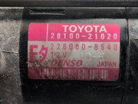 Oct 1999 to Sep 2005 - Toyota Echo NCP10R 1.3L Engine Code 2NZ-FE - Starter Motor