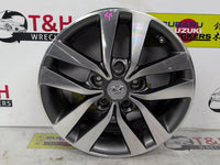 2017 - 2023 Hyundai i30 PD Alloy Wheel | Factory, 16X6.5In, 5 V Spoke, Grey
