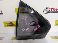 Left Rear Quarter Door Glass, 2011, Honda, Accord, Euro, CU