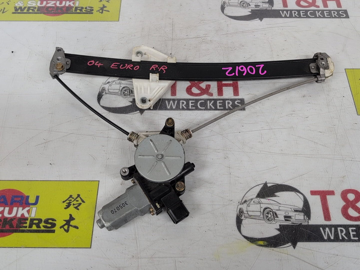2003-2007 Honda Accord CL - Right Rear Window Regulator/Motor