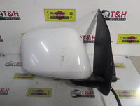 Nissan Navara D40 Right Door Mirror 2005-2015 Power Adjust Chrome Non-Indicator