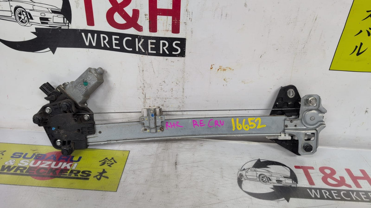 Right Rear Window Regulator/Motor, 2007, Honda, CR-V, III RE