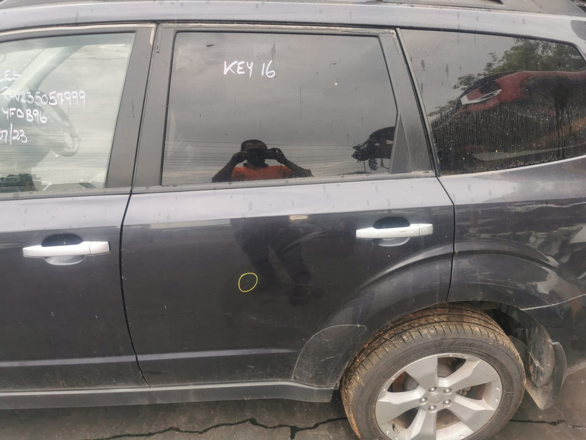 Left Rear Door, 2011, Subaru, Forester, XT, SH